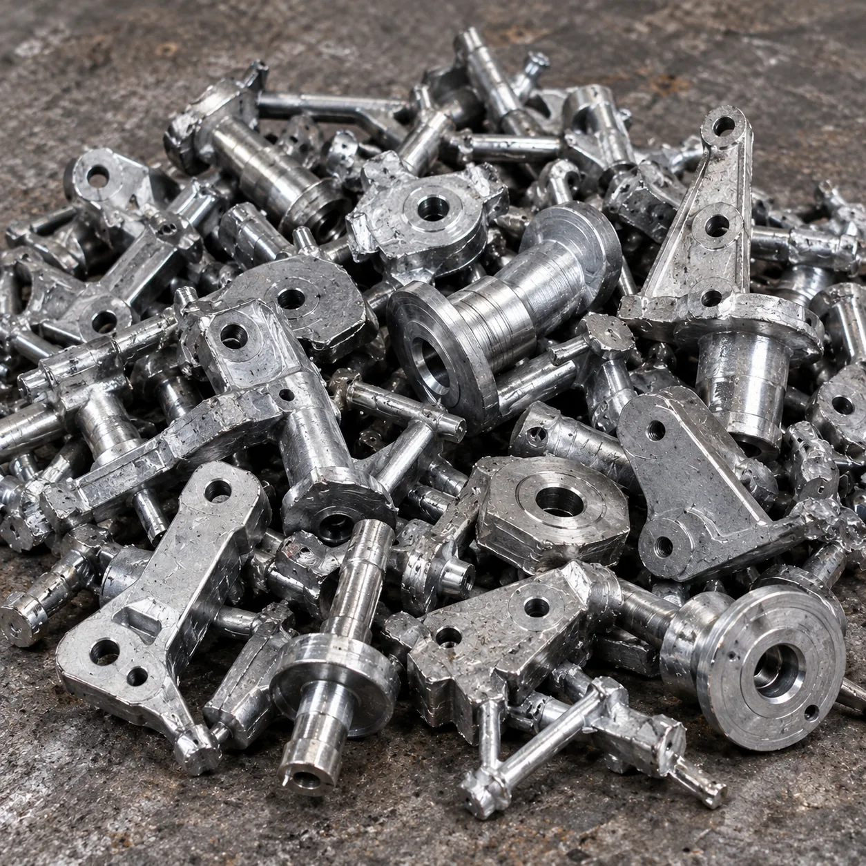 Zinc Die Cast Scrap detail view