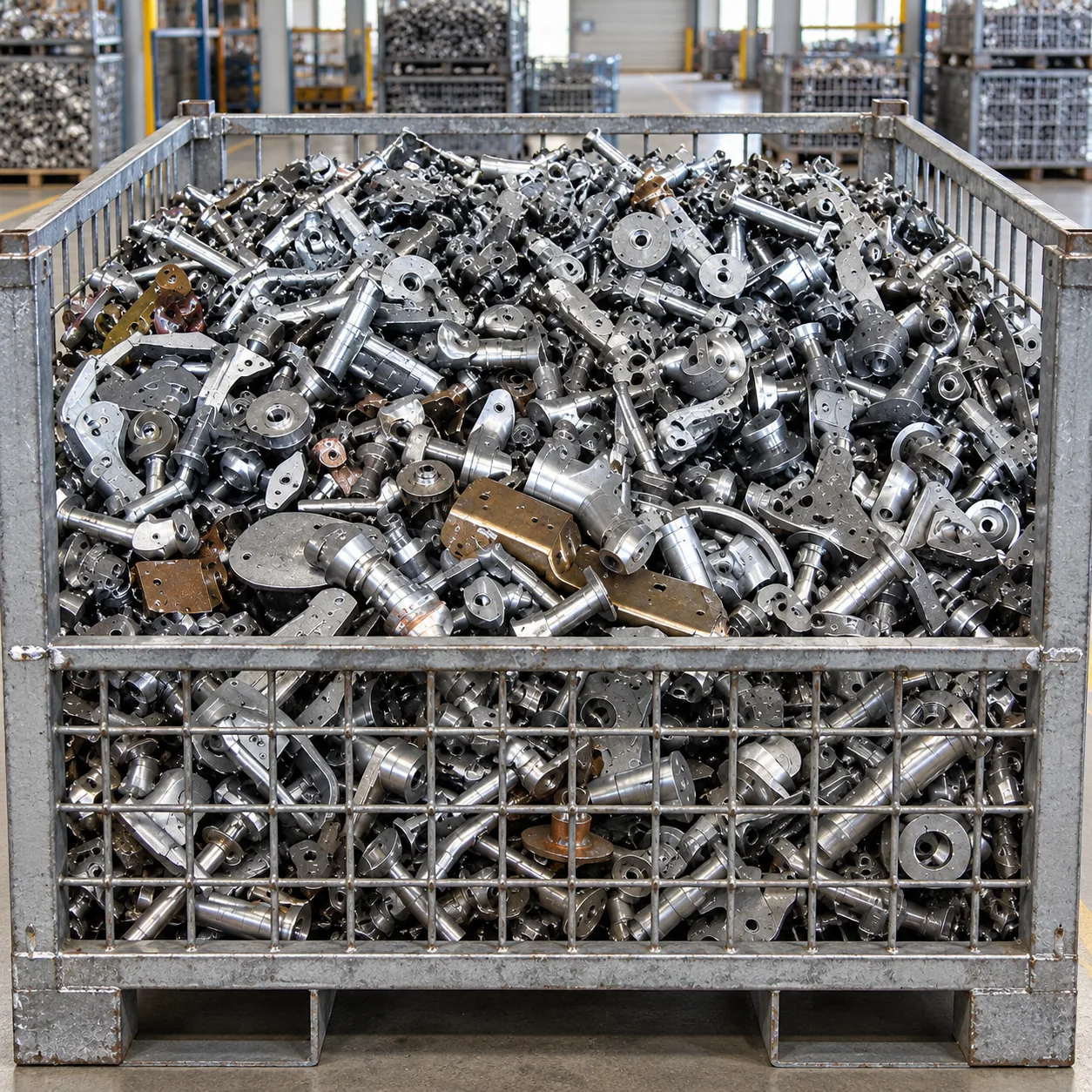 Zinc Die Cast Scrap packaging view